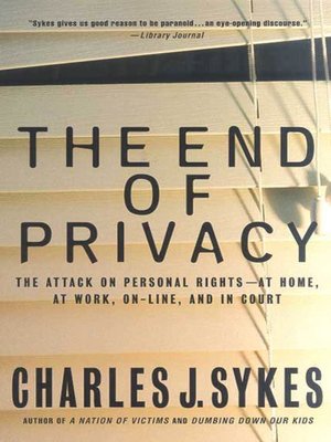 cover image of The End of Privacy